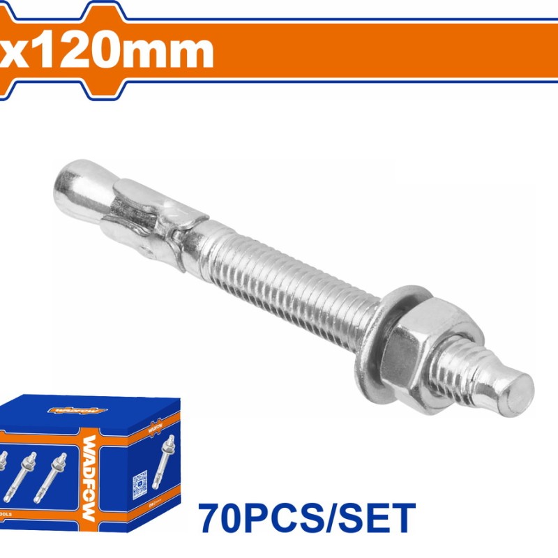 WADFOW ΒΙΣΜΑΤΑ ΜΕΤΑΛΛΙΚΑ ΓΑΛΒ. EXPRESS 8 Χ 120 70ΤΕΜ (WDQ2525)