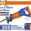 WADFOW ΣΠΑΘΟΣΕΓΑ ΜΠΑΤ. Li-ion 20V ΧΩΡΙΣ ΜΠΑΤΑΡΙΑ & ΦΟΡΤΙΣΤΗ (WLR15115)