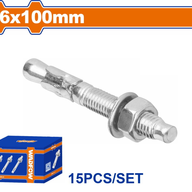 WADFOW ΒΙΣΜΑΤΑ ΜΕΤΑΛΛΙΚΑ ΓΑΛΒ. EXPRESS 16 Χ 100 15ΤΕΜ (WDQ2554)