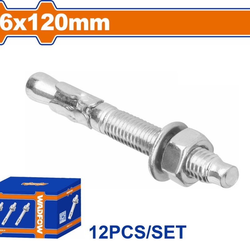 WADFOW ΒΙΣΜΑΤΑ ΜΕΤΑΛΛΙΚΑ ΓΑΛΒ. EXPRESS 16 Χ 120 12ΤΕΜ (WDQ2555)