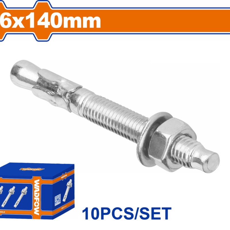 WADFOW ΒΙΣΜΑΤΑ ΜΕΤΑΛΛΙΚΑ ΓΑΛΒ. EXPRESS 16 Χ 140 10ΤΕΜ (WDQ2556)