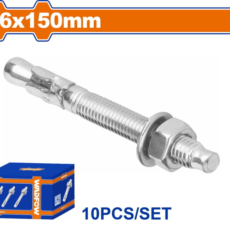 WADFOW ΒΙΣΜΑΤΑ ΜΕΤΑΛΛΙΚΑ ΓΑΛΒ. EXPRESS 16 Χ 150 10ΤΕΜ (WDQ2557)