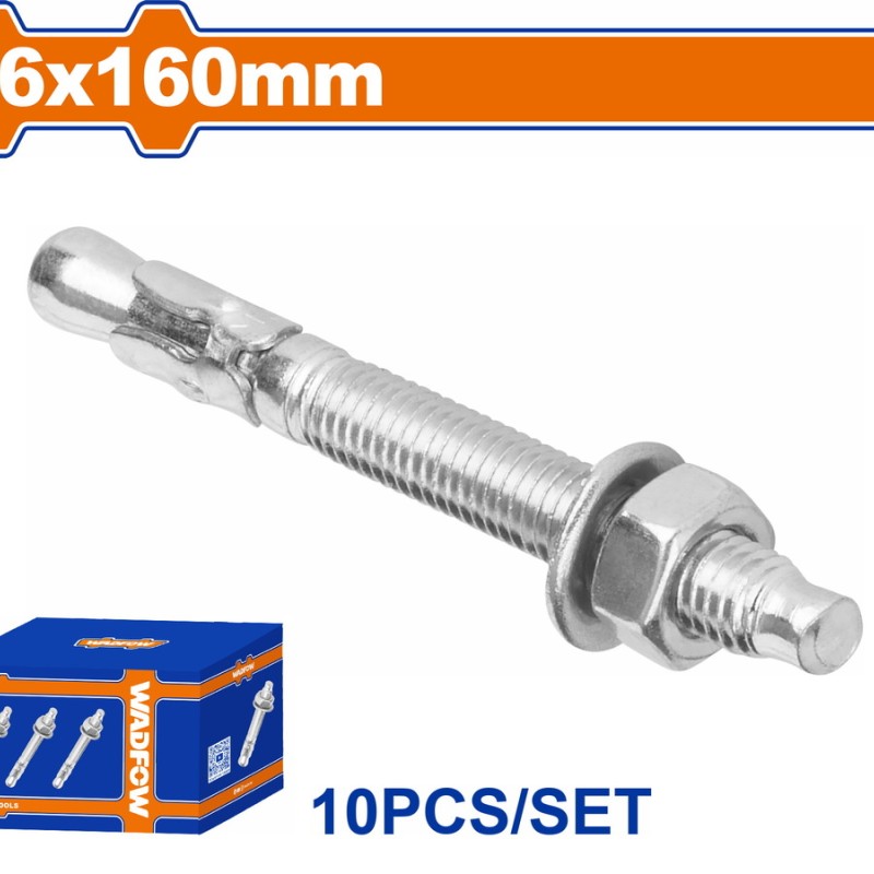 WADFOW ΒΙΣΜΑΤΑ ΜΕΤΑΛΛΙΚΑ ΓΑΛΒ. EXPRESS 16 Χ 160 10ΤΕΜ (WDQ2558)