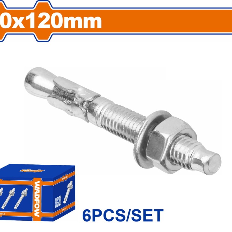 WADFOW ΒΙΣΜΑΤΑ ΜΕΤΑΛΛΙΚΑ ΓΑΛΒ. EXPRESS 20 Χ 120 6ΤΕΜ (WDQ2565)