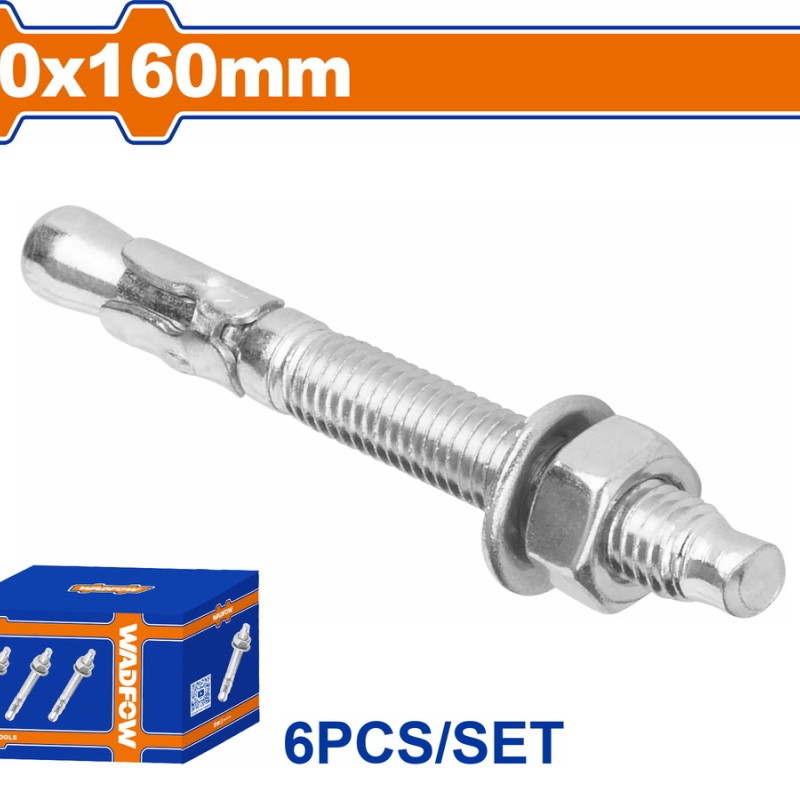 WADFOW ΒΙΣΜΑΤΑ ΜΕΤΑΛΛΙΚΑ ΓΑΛΒ. EXPRESS 20 Χ 160 6ΤΕΜ (WDQ2568)