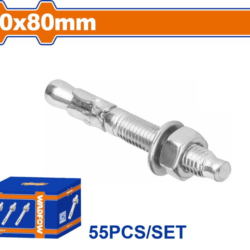 WADFOW ΒΙΣΜΑΤΑ ΜΕΤΑΛΛΙΚΑ ΓΑΛΒ. EXPRESS 10 Χ 80 55ΤΕΜ (WDQ2533)