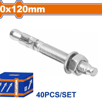 WADFOW ΒΙΣΜΑΤΑ ΜΕΤΑΛΛΙΚΑ ΓΑΛΒ. EXPRESS 10 Χ 120 40ΤΕΜ (WDQ2535)