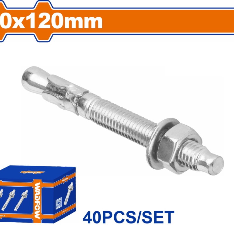 WADFOW ΒΙΣΜΑΤΑ ΜΕΤΑΛΛΙΚΑ ΓΑΛΒ. EXPRESS 10 Χ 120 40ΤΕΜ (WDQ2535)