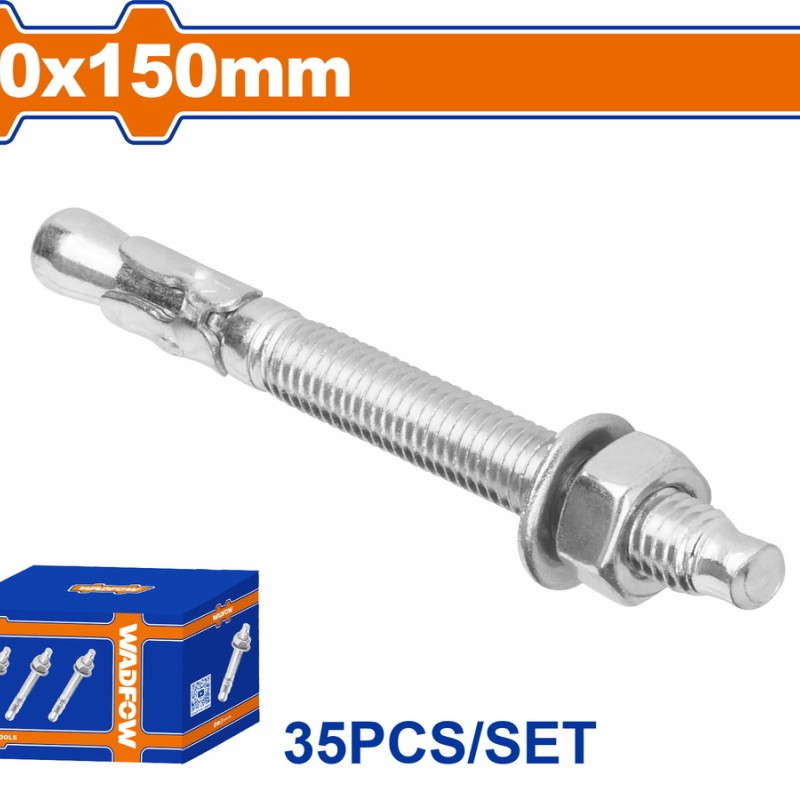 WADFOW ΒΙΣΜΑΤΑ ΜΕΤΑΛΛΙΚΑ ΓΑΛΒ. EXPRESS 10 Χ 150 35ΤΕΜ (WDQ2537)