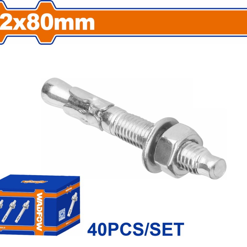 WADFOW ΒΙΣΜΑΤΑ ΜΕΤΑΛΛΙΚΑ ΓΑΛΒ. EXPRESS 12 Χ 80 40ΤΕΜ (WDQ2543)