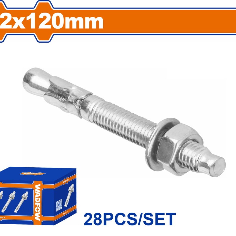 WADFOW ΒΙΣΜΑΤΑ ΜΕΤΑΛΛΙΚΑ ΓΑΛΒ. EXPRESS 12 Χ 120 28ΤΕΜ (WDQ2545)