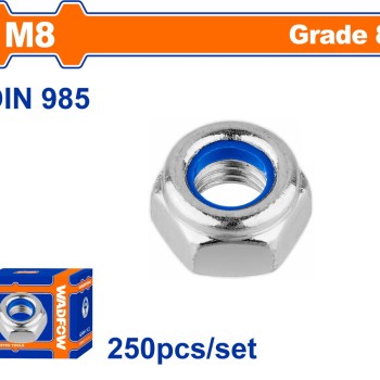 WADFOW ΠΑΞΙΜΑΔΙ ΑΣΦΑΛΕΙΑΣ ΓΑΛΒ. DIN985 8mm 250TEM (WMV6508A)