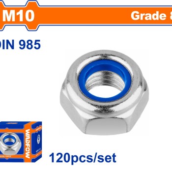 WADFOW ΠΑΞΙΜΑΔΙ ΑΣΦΑΛΕΙΑΣ ΓΑΛΒ. DIN985 10mm 120TEM (WMV6510A)