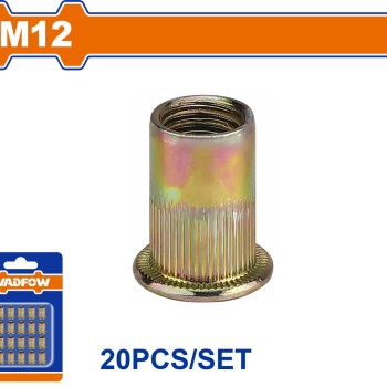 WADFOW ΠΡΙΤΣΙΝΙΑ ΣΙΔΗΡΟΥ ΜΕ ΣΠΕΙΡΩΜΑ 12mm 20ΤΕΜ (WRE1K1C)