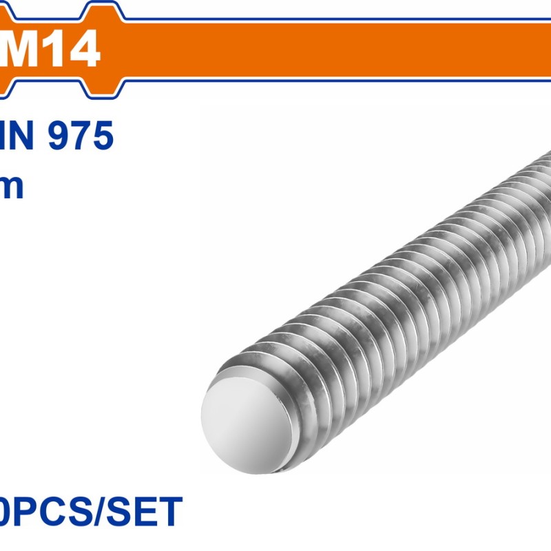WADFOW ΝΤΙΖΑ-ΟΛΟΠΑΣΟ ΓΑΛΒΑΝΙΖΕ 4.8 DIN975 14mm / 1m (WXSZ314)