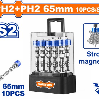 WADFOW ΣΕΤ ΜΥΤΕΣ ΜΑΓΝ. ΔΙΠΛΕΣ ΡΗ2 + ΡΗ2 65mm 10ΤΕΜ (WSV3B01)