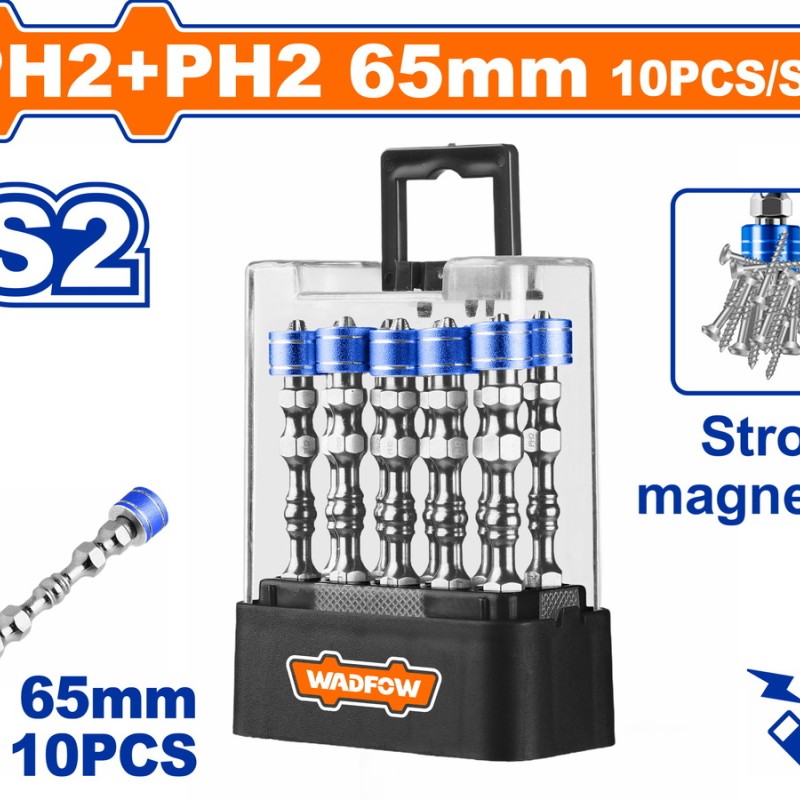 WADFOW ΣΕΤ ΜΥΤΕΣ ΜΑΓΝ. ΔΙΠΛΕΣ ΡΗ2 + ΡΗ2 65mm 10ΤΕΜ (WSV3B01)
