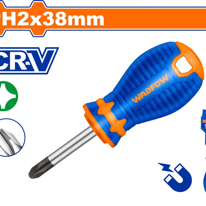 WADFOW ΚΑΤΣΑΒΙΔΙ ΝΑΝΟΣ ΜΑΓΝ. PH2 X 38mm (WSD2221)