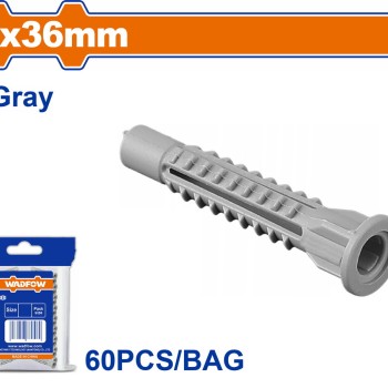 WADFOW ΒΙΣΜΑ ΠΛΑΣΤΙΚΟ PE UNIVERSAL 6Χ36mm 60TEM (WXTD911)