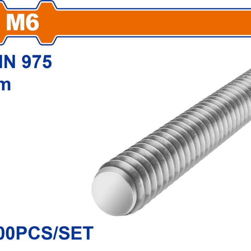 WADFOW ΝΤΙΖΑ-ΟΛΟΠΑΣΟ ΓΑΛΒΑΝΙΖΕ 4.8 DIN975 6mm / 1m (WXSZ306)