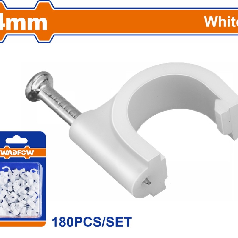 WADFOW ΡΟΚΑ ΣΤΗΡΙΞΗΣ ΚΑΛΩΔΙΩΝ 4mm 180ΤΕΜ (WFQ1K04)