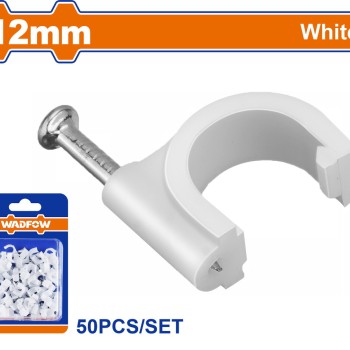 WADFOW ΡΟΚΑ ΣΤΗΡΙΞΗΣ ΚΑΛΩΔΙΩΝ 12mm 50ΤΕΜ (WFQ1K12)