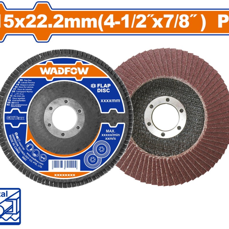 WADFOW ΠΟΛΥΠΤΕΡΟ ΓΥΑΛΙΣΜΑΤΟΣ 115mm Ρ60 (WYL0412)