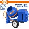 WADFOW ΕΠΑΓΓ. ΜΠΕΤΟΝΙΕΡΑ DIESEL 350Lit / 296cc / 6HP (WCM3U906)