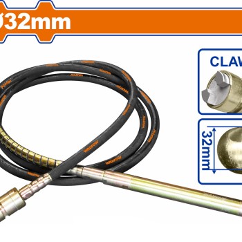 WADFOW ΕΥΚΑΜΠΤΟΣ ΑΞΟΝΑΣ (ΜΑΡΚΟΥΤΣΙ) Claw type Φ - 32mm / 6m (WVRP1A32)