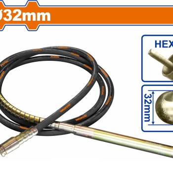 WADFOW ΕΥΚΑΜΠΤΟΣ ΑΞΟΝΑΣ (ΜΑΡΚΟΥΤΣΙ) HEX type Φ - 32mm / 6m (WVRP2A32)