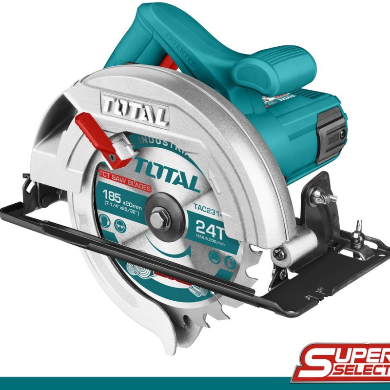 TOTAL ΕΠΑΓΓ. ΔΙΣΚΟΠΡΙΟΝΟ ΞΥΛΟΥ 1.400W - 185mm (TS11418526)