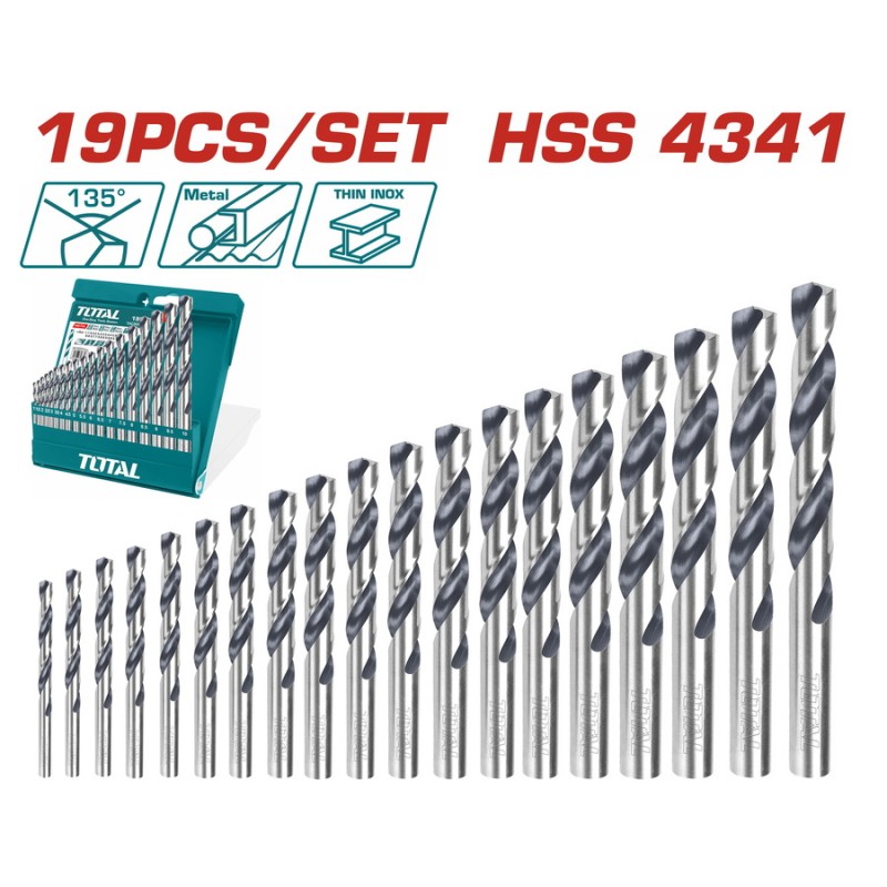TOTAL ΣΕΤ ΤΡΥΠΑΝΙΑ HSS 19ΤΕΜ (TACSD0195)
