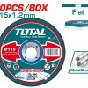 TOTAL ΔΙΣΚΟΣ ΚΟΠΗΣ ΙΝΟΧ - ΜΕΤΑΛΛΟΥ 115 Χ 1.2mm ΣΕ ΜΕΤΑΛΛΙΚΟ ΚΟΥΤΑΚΙ (TAC2211155)