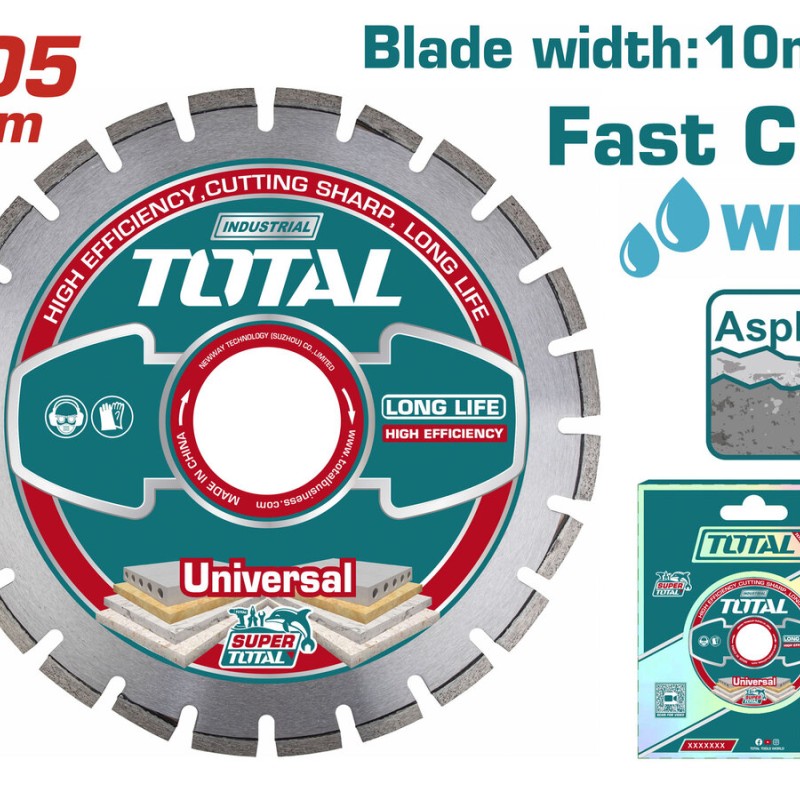 TOTAL ΕΠΑΓΓ. ΔΙΑΜΑΝΤΟΔΙΣΚΟΣ ΓΙΑ ΑΣΦΑΛΤΟΚΟΠΤΗ Φ - 405 Χ 25.4mm (TAC2164051)