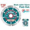 TOTAL ΔΙΑΜΑΝΤΟΔΙΣΚΟΣ ΥΓΡΑΣ ΚΟΠΗΣ Φ-110mm Χ 20mm ΓΙΑ ΚΟΦΤΗ TS3141102 (TAC2111101)
