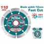 TOTAL ΔΙΑΜΑΝΤΟΔΙΣΚΟΣ ΥΓΡΑΣ ΚΟΠΗΣ Φ-110mm Χ 20mm ΓΙΑ ΚΟΦΤΗ TS3141102 (TAC2111101)