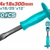 TOTAL ΚΑΛΕΜΙ ΜΕ ΠΛΑΣΤΙΚΗ ΛΑΒΗ 300mm (THT4211226)