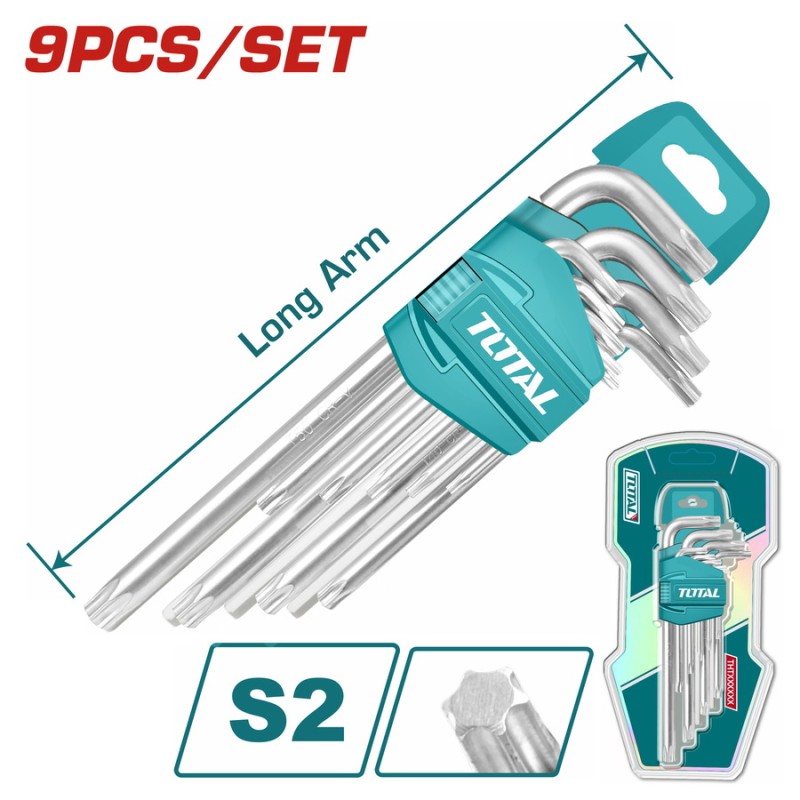 TOTAL ΣΕΤ TORX 9 ΤΕΜ (THT106392)