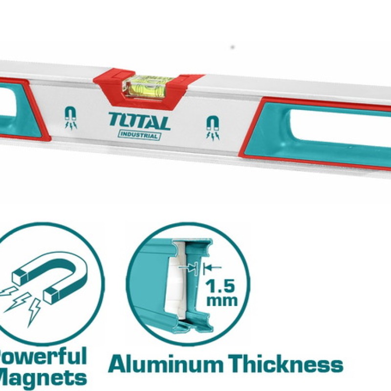 TOTAL ΑΛΦΑΔΙ ΑΛΟΥΜΙΝΙΟΥ ΜΑΓΝΗΤΙΚΟ 150cm (TMT21505M)