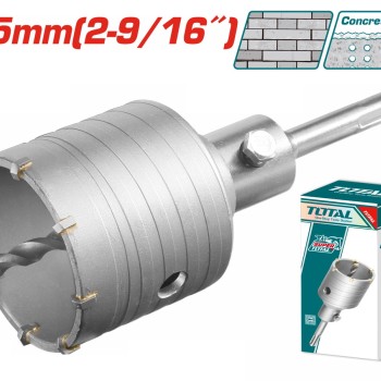 TOTAL ΔΙΑΜΑΝΤΟΚΟΡΩΝΑ ΜΠΕΤΟΥ SDS - PLUS  65mm (TAC430651)
