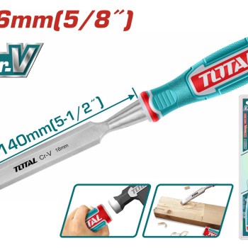 TOTAL ΕΠΑΓΓ. ΣΚΑΡΠΕΛΟ ΞΥΛΟΥ 16mm (THT41166)
