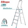 TOTAL ΣΚΑΛΑ ΑΛΟΥΜΙΝΙΟΥ 5 ΣΚΑΛΟΠΑΤΙΑ (THLAD06051)