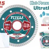 TOTAL ΔΙΑΜΑΝΤΟΔΙΣΚΟΣ UNIVERSAL ΥΓΡΑΣ ΚΑΙ ΞΗΡΑΣ ΚΟΠΗΣ 115 Χ 22.2mm Χ 1.2mm ΛΕΠΤΟΣ (TAC2131151HT)