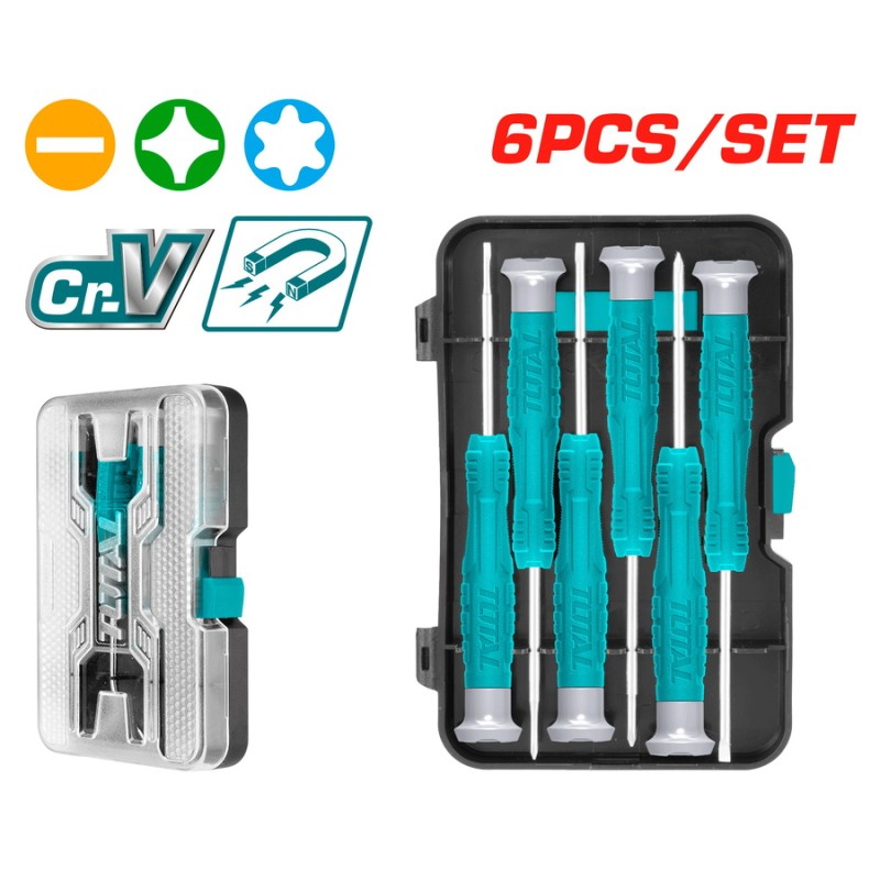 TOTAL ΚΑΤΣΑΒΙΔΙΑ  ΗΛΕΚΤΡΟΝΙΚΩΝ 6ΤΕΜ (THT250PS0601)