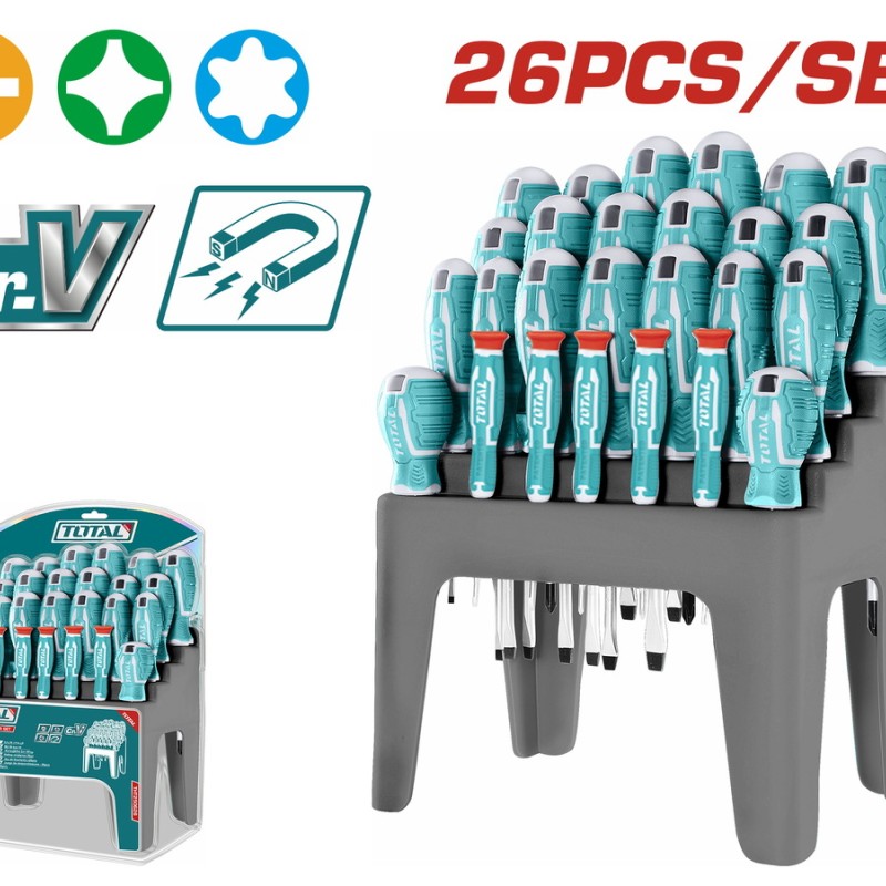 TOTAL ΣΕΤ ΚΑΤΣΑΒΙΔΙΑ 26ΤΕΜ ΣΕ ΕΚΘΕΤΗΡΙΟ ΠΑΓΚΟΥ (THT250626)