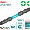 TOTAL ΜΥΤΕΣ ΜΑΓΝΗΤΙΚΕΣ ΜΑΥΡΕΣ ΔΙΠΛΕΣ ΡH2 65mm 10ΤΕΜ (TACIM16PH233)