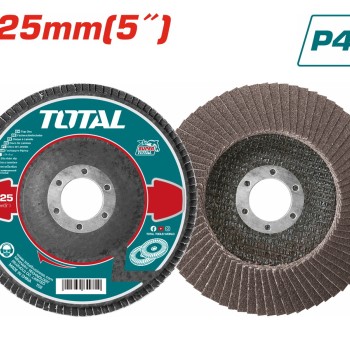 TOTAL ΠΟΛΥΠΤΕΡΟ ΓΥΑΛΙΣΜΑΤΟΣ ΜΕΤΑΛΛΟΥ / ΙΝΟΧ 125mm P40 (TAC631251)