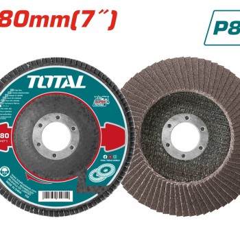 TOTAL ΠΟΛΥΠΤΕΡΟ ΓΥΑΛΙΣΜΑΤΟΣ ΜΕΤΑΛΛΟΥ / ΙΝΟΧ 180mm P80 (TAC631803)
