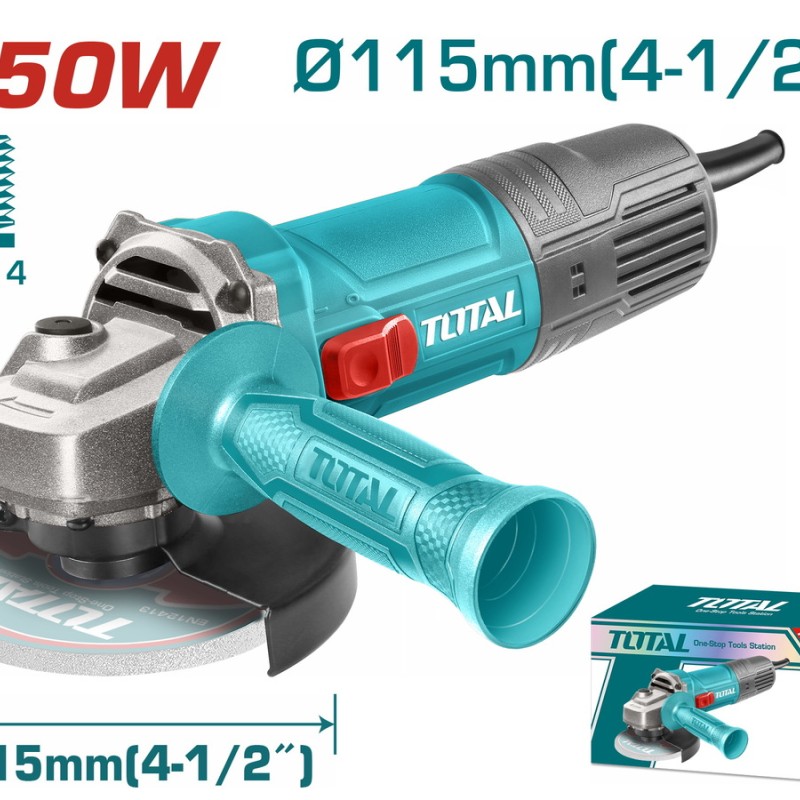 TOTAL ΕΠΑΓΓ. ΓΩΝΙΑΚΟΣ ΛΕΙΑΝΤΗΡΑΣ 750W - 115mm (TG10711556)