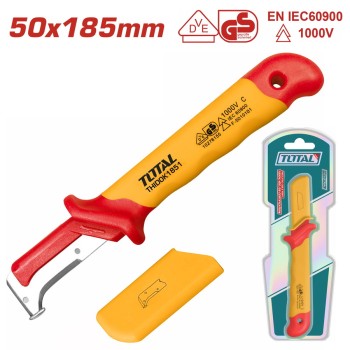 TOTAL ΜΑΧΑΙΡΙ ΑΠΟΓΥΜΝΩΣΗΣ ΚΑΛΩΔΙΩΝ ΚΥΡΤΟ 185mm 1000V VDE (THIDCK1851)